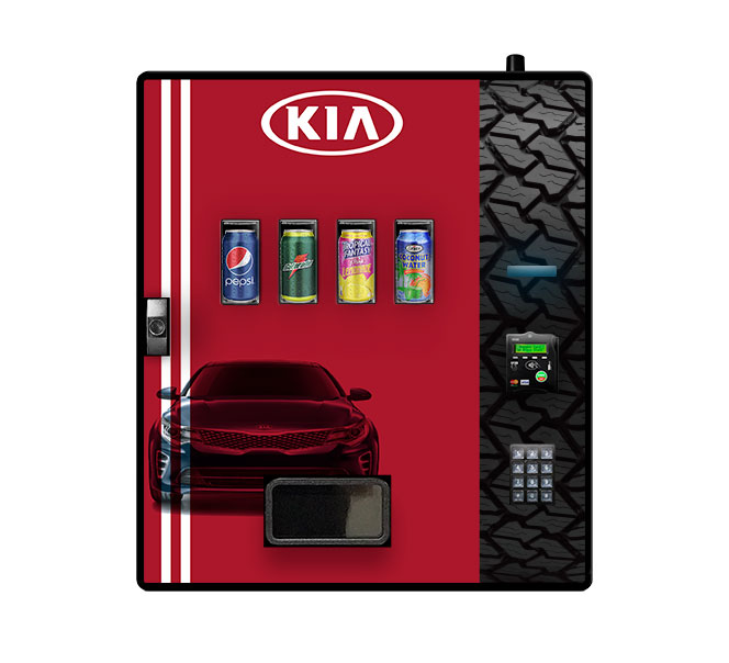 free vending machine custom graphic