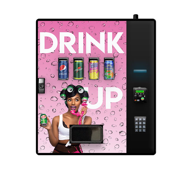 free vending machine custom graphic