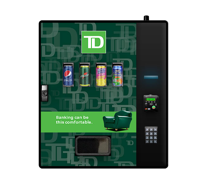 free vending machine custom graphic