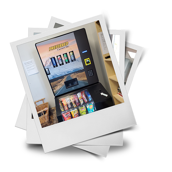 free vending machine for happy staff and happy customers at client location